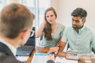 Interviewing financial advisor